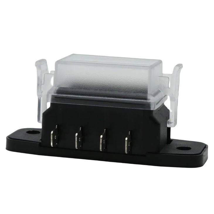 4 6 8 10 Way Circuit Standard Fuse Block Box 12V 24V With Weatherproof Clear Cover