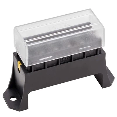 Cutie de priză pentru bloc de siguranțe cu lamă standard ATO ATC ATS cu 6 căi cu terminale inferioare cu 12 pini